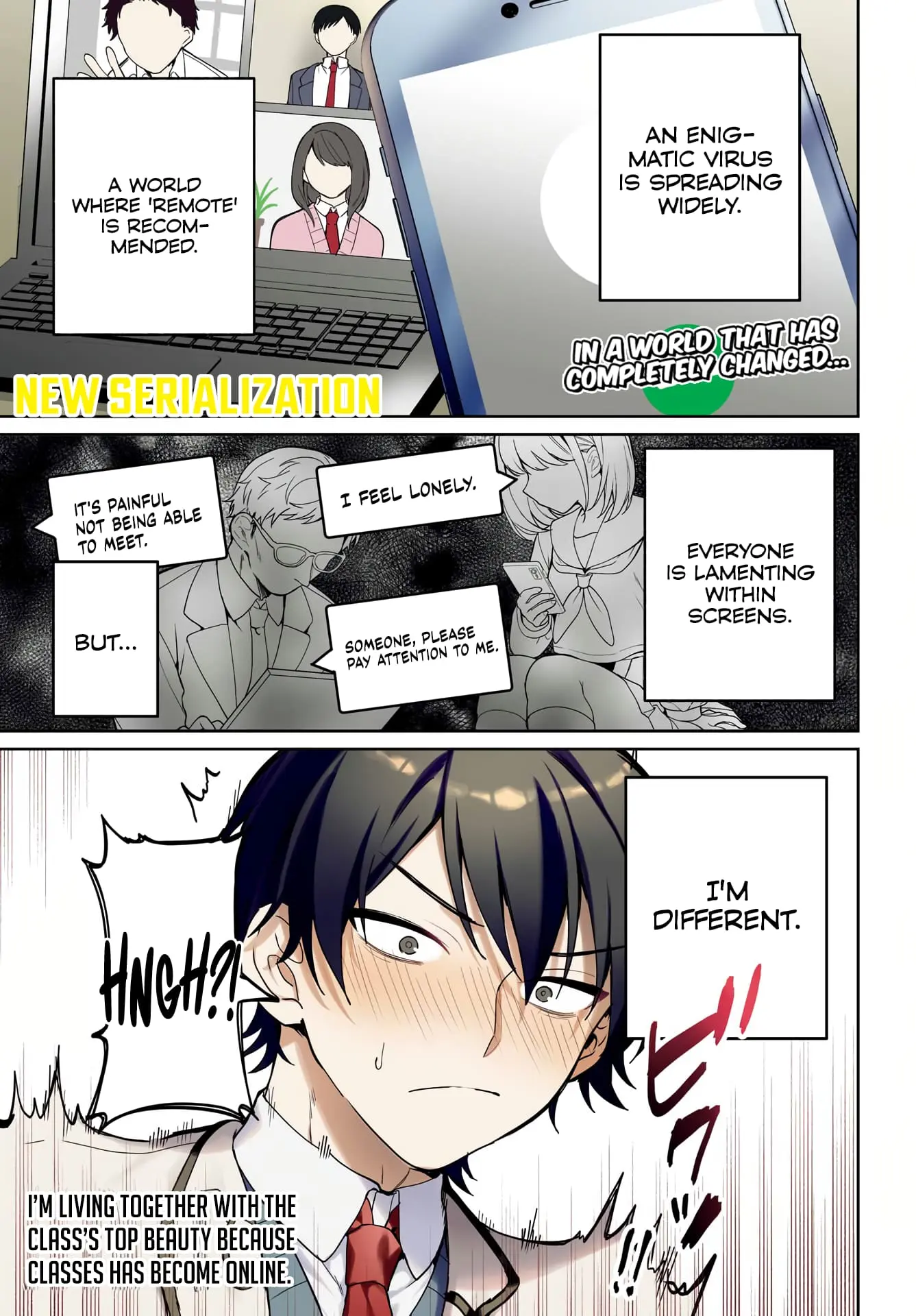 When I Got to Remote Class, I had to Move in with the Most Beautiful Girl in My Class - Chapter 1 - Page 1