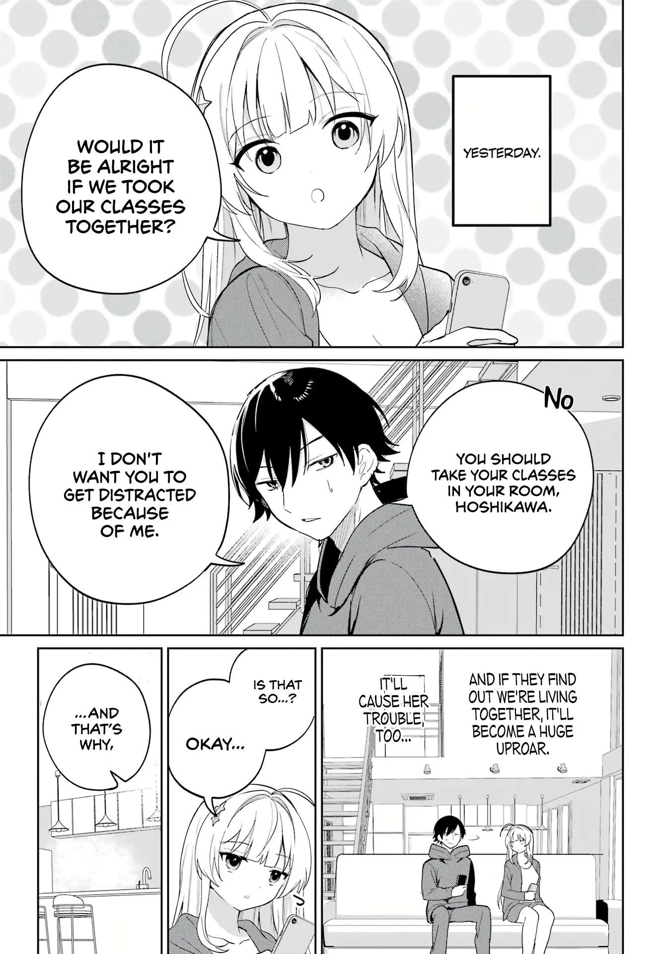 When I Got to Remote Class, I had to Move in with the Most Beautiful Girl in My Class - Chapter 4 - Page 9