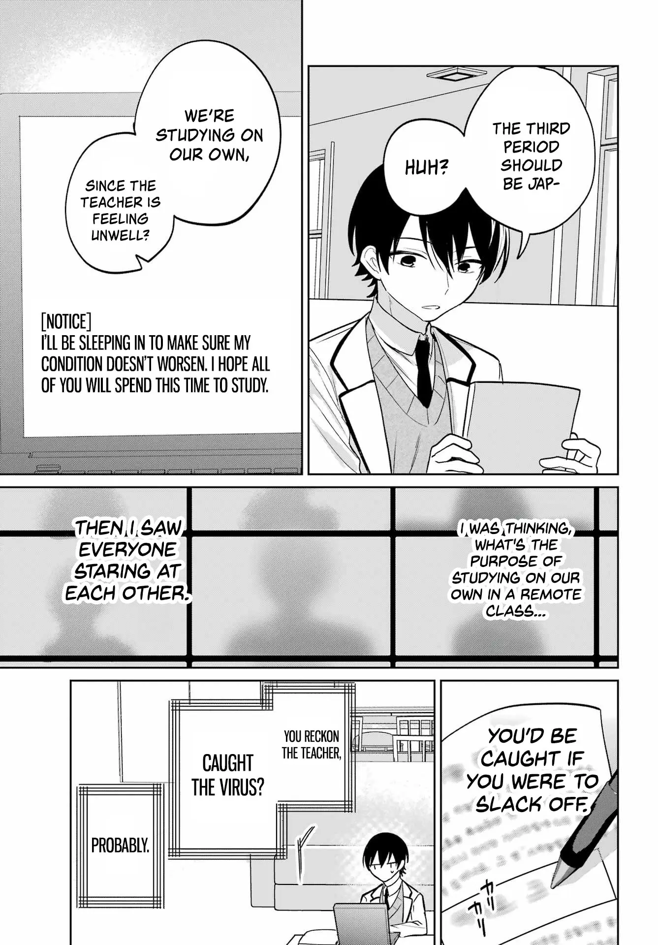 When I Got to Remote Class, I had to Move in with the Most Beautiful Girl in My Class - Chapter 16 - Page 9