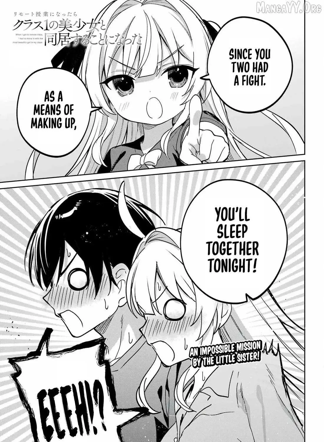 When I Got to Remote Class, I had to Move in with the Most Beautiful Girl in My Class - Chapter 19 - Page 1