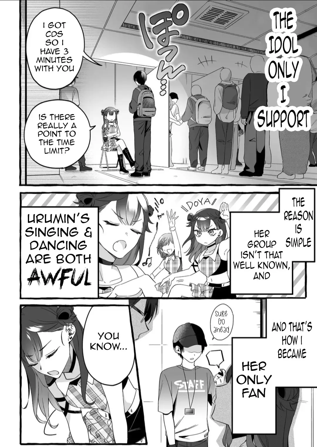 Damedol to Sekai ni Hitori Dake no Fan - Chapter 1 - Page 5