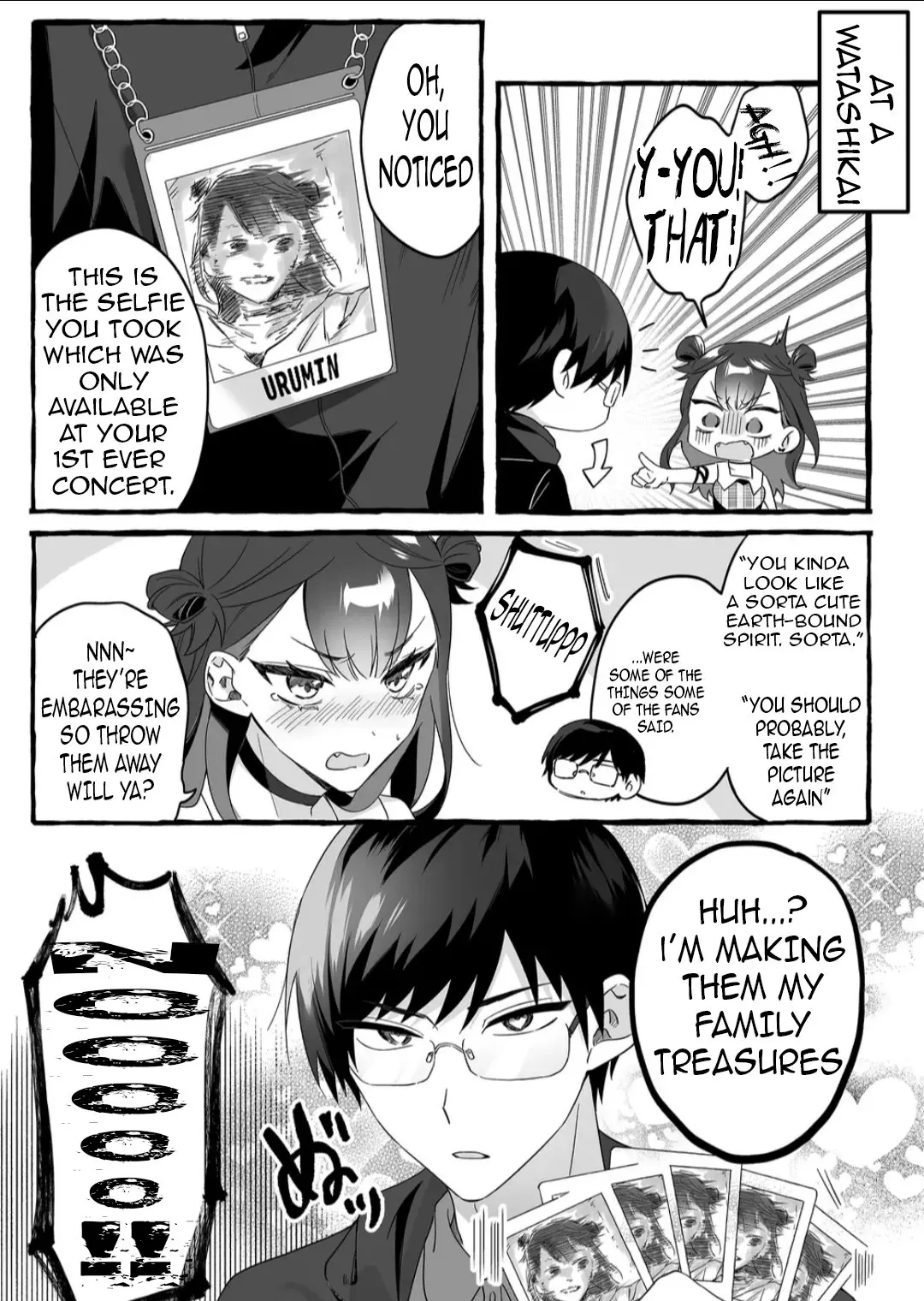 Damedol to Sekai ni Hitori Dake no Fan - Chapter 1.5 - Page 1