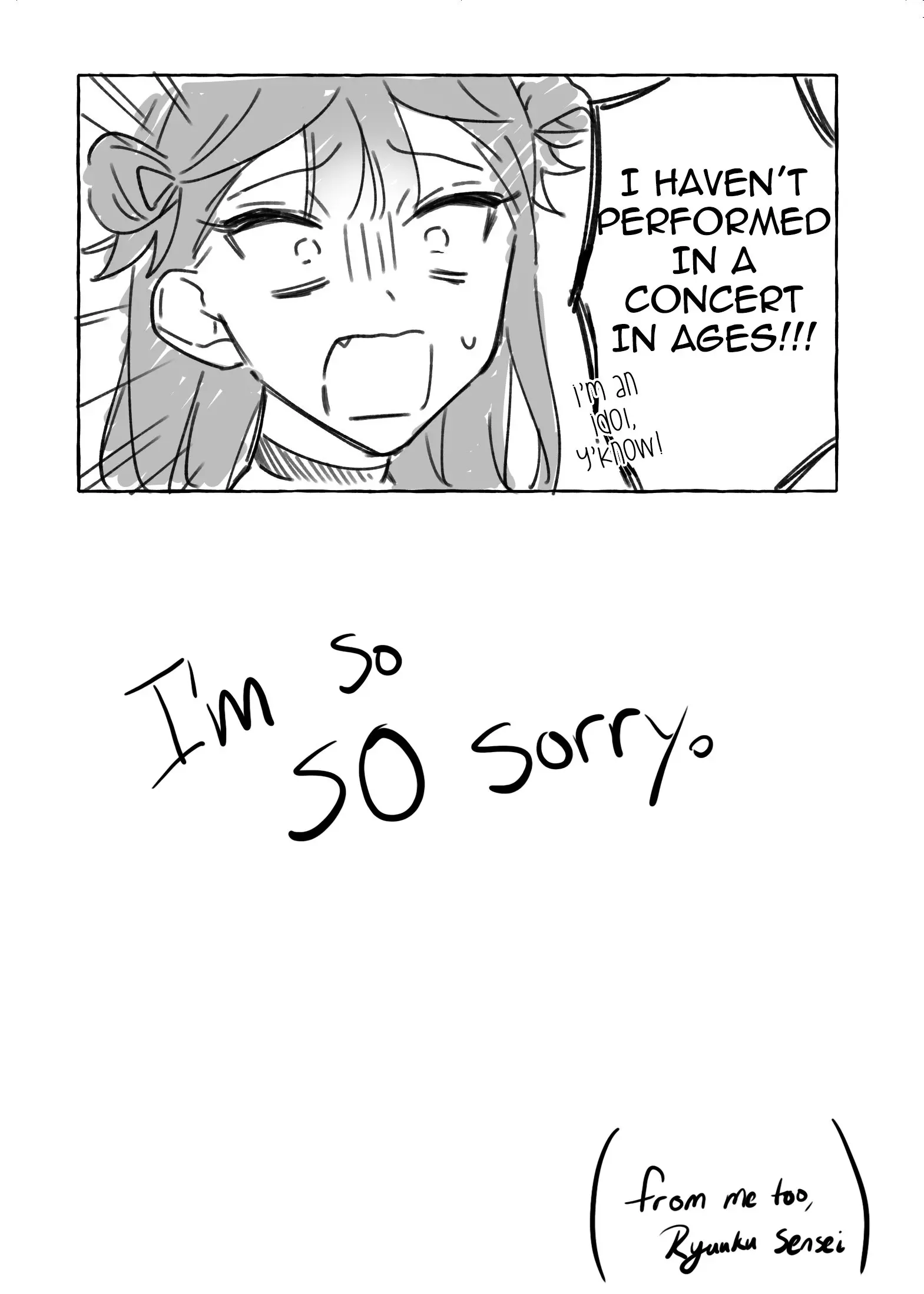 Damedol to Sekai ni Hitori Dake no Fan - Chapter 36.6 - Page 3