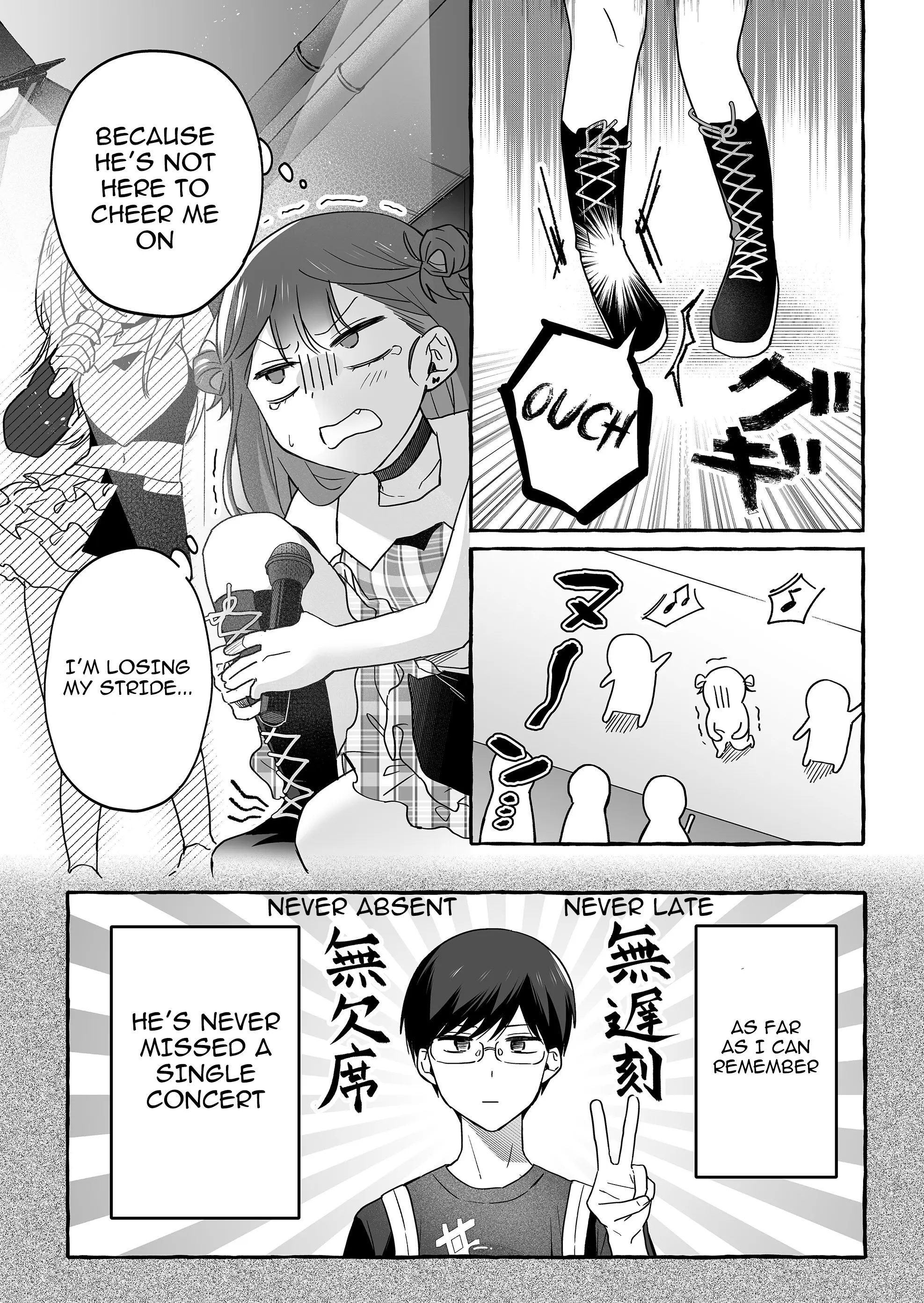 Damedol to Sekai ni Hitori Dake no Fan - Chapter 41 - Page 2
