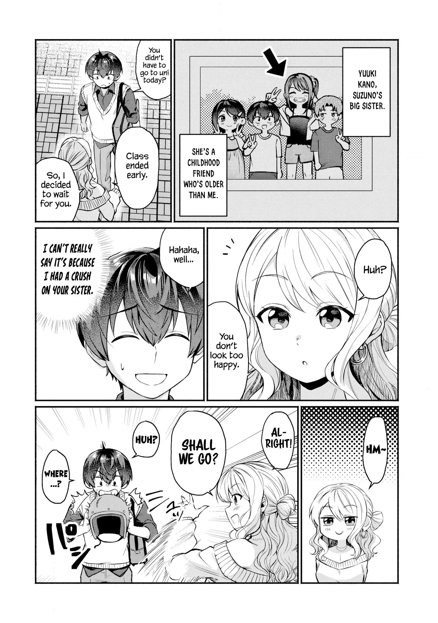 Douyara Ore wa Imadoki Gal na Toshiue Osananajimi kara Gekiomo Kanjou wo Mukerareteiru Rashii - Chapter 1 - Page 9