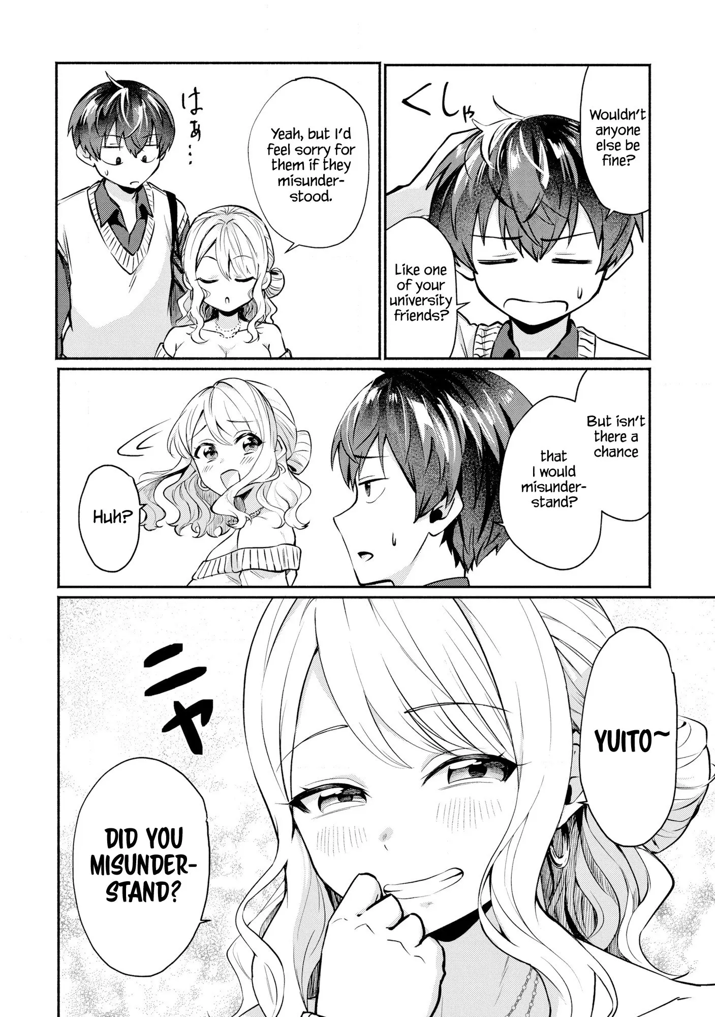 Douyara Ore wa Imadoki Gal na Toshiue Osananajimi kara Gekiomo Kanjou wo Mukerareteiru Rashii - Chapter 1 - Page 23