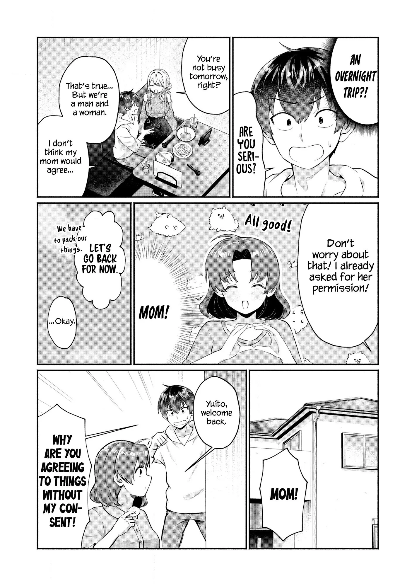 Douyara Ore wa Imadoki Gal na Toshiue Osananajimi kara Gekiomo Kanjou wo Mukerareteiru Rashii - Chapter 3 - Page 11
