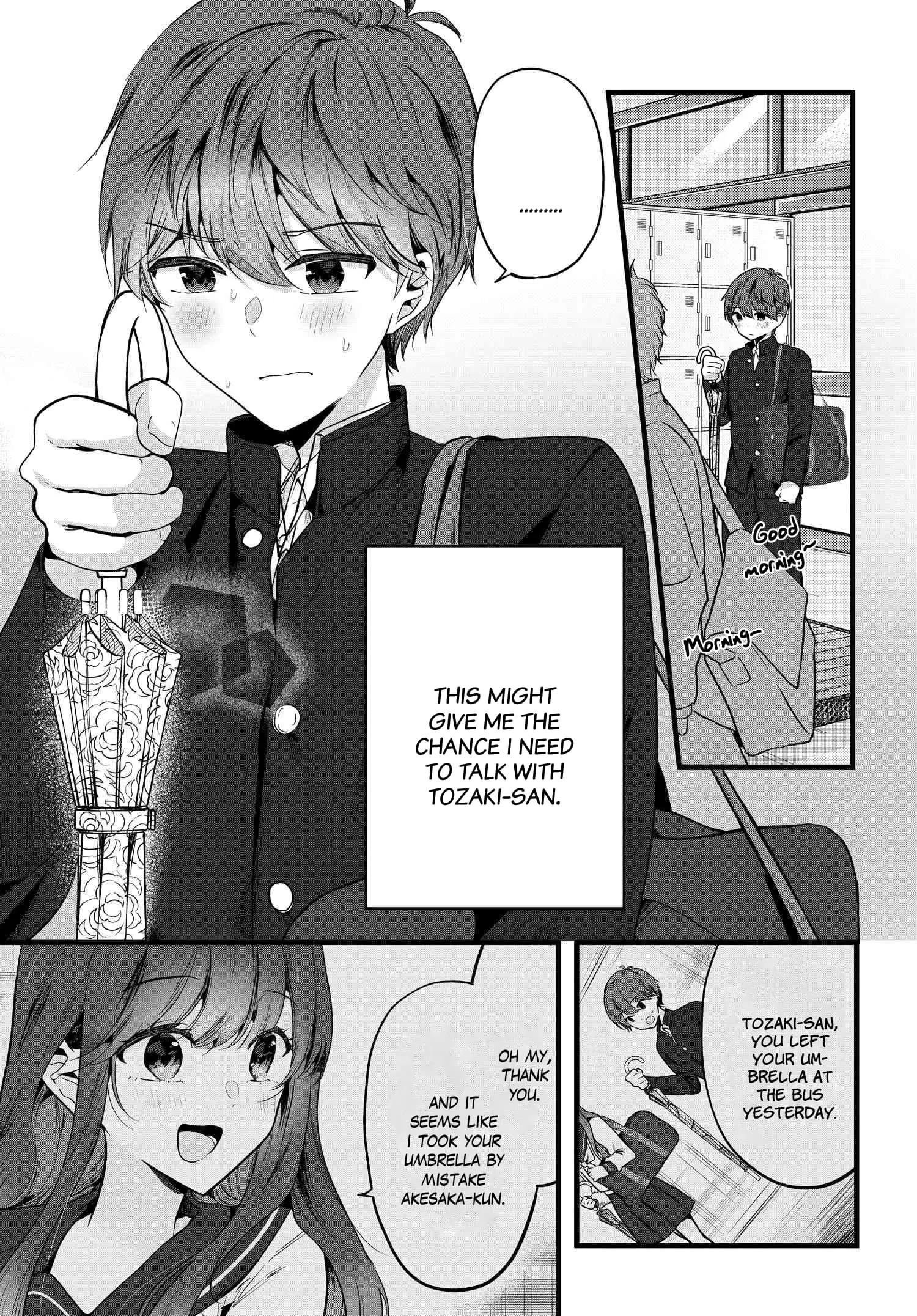 Tozaki-san is Cold Only to Me - Chapter 3 - Page 1