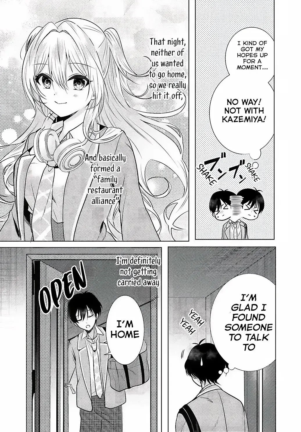 After School, at a Family Restaurant at Night, With That Girl From My Class - Chapter 2 - Page 3