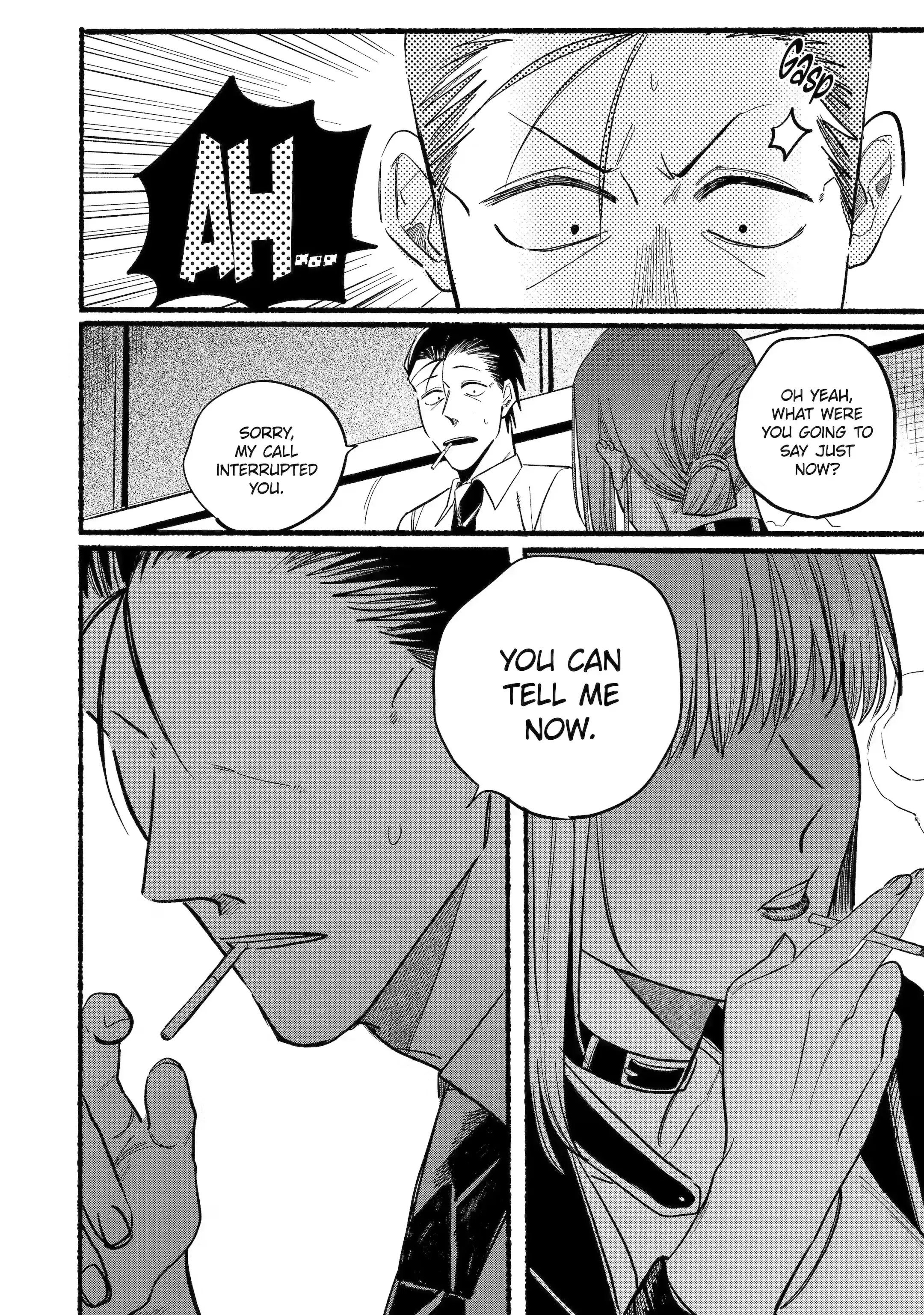 Super no Ura de Yani Suu Futari - Chapter 16 - Page 14