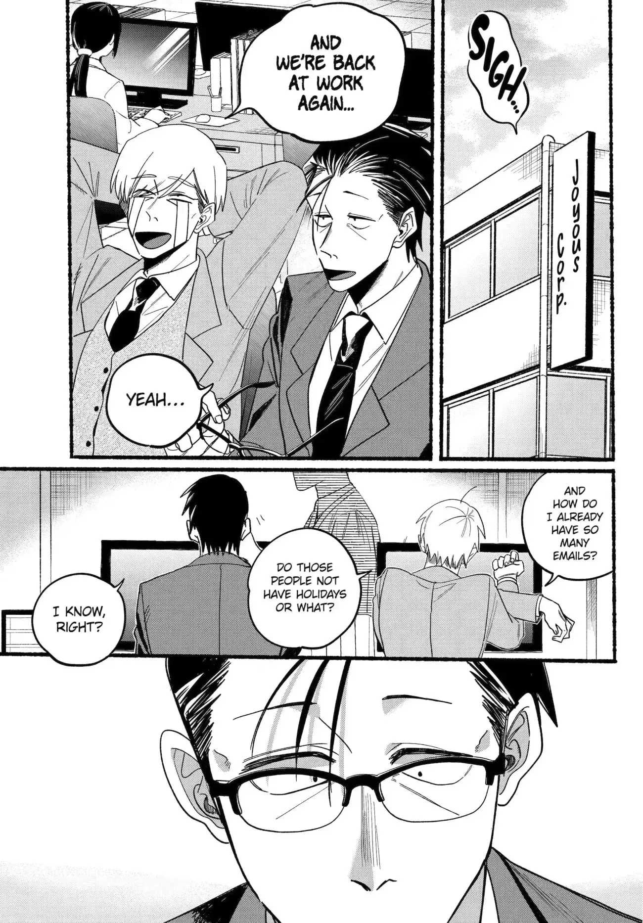 Super no Ura de Yani Suu Futari - Chapter 28.1 - Page 1