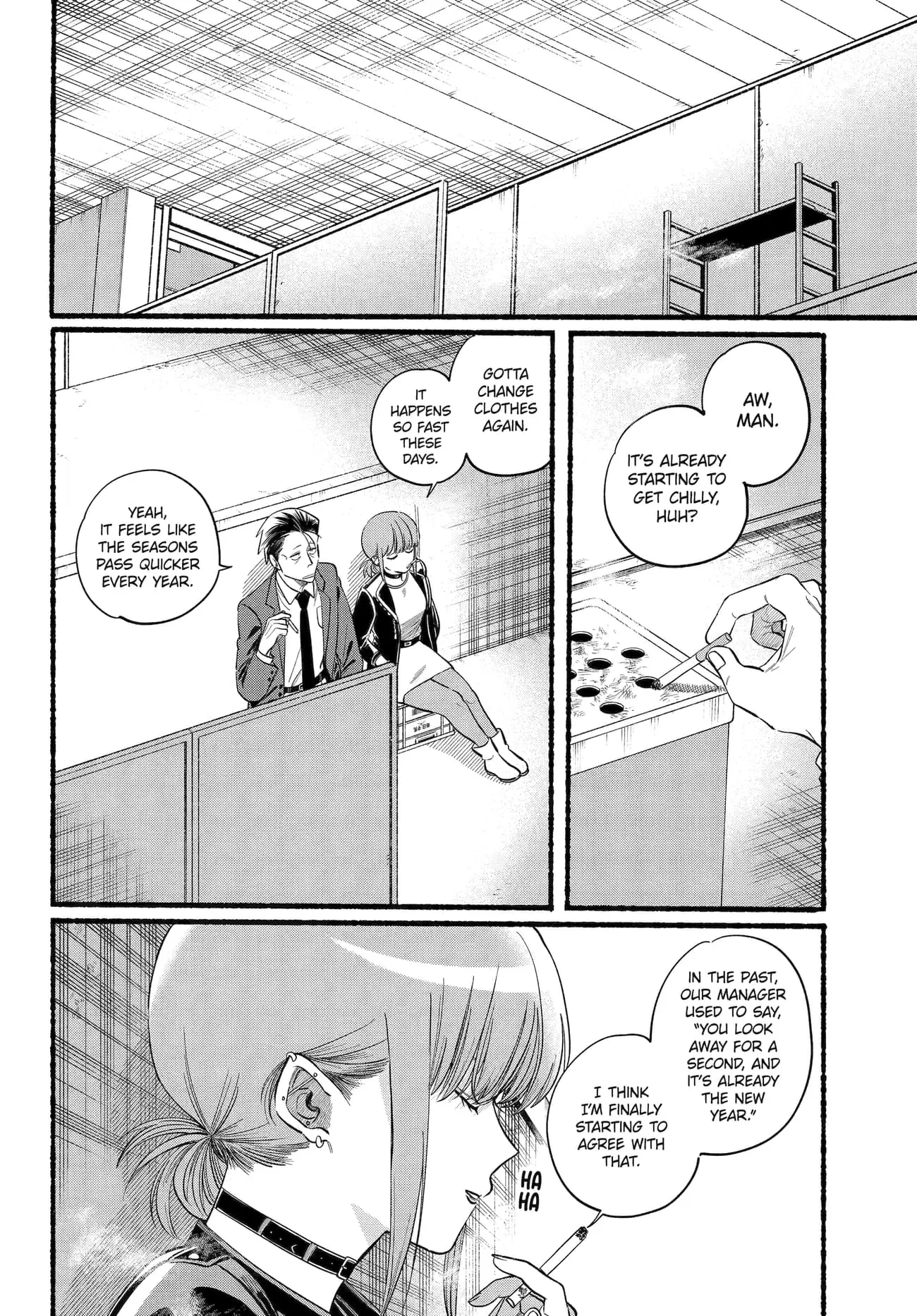 Super no Ura de Yani Suu Futari - Chapter 46 - Page 2