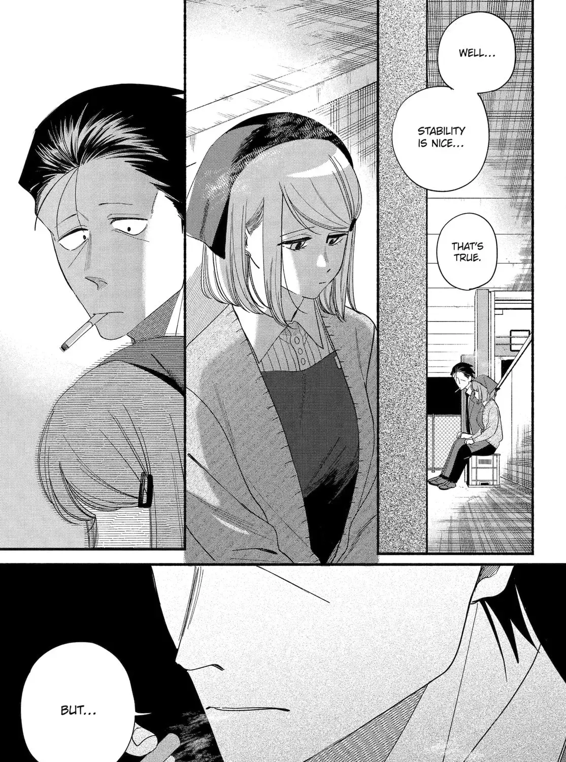 Super no Ura de Yani Suu Futari - Chapter 56 - Page 57