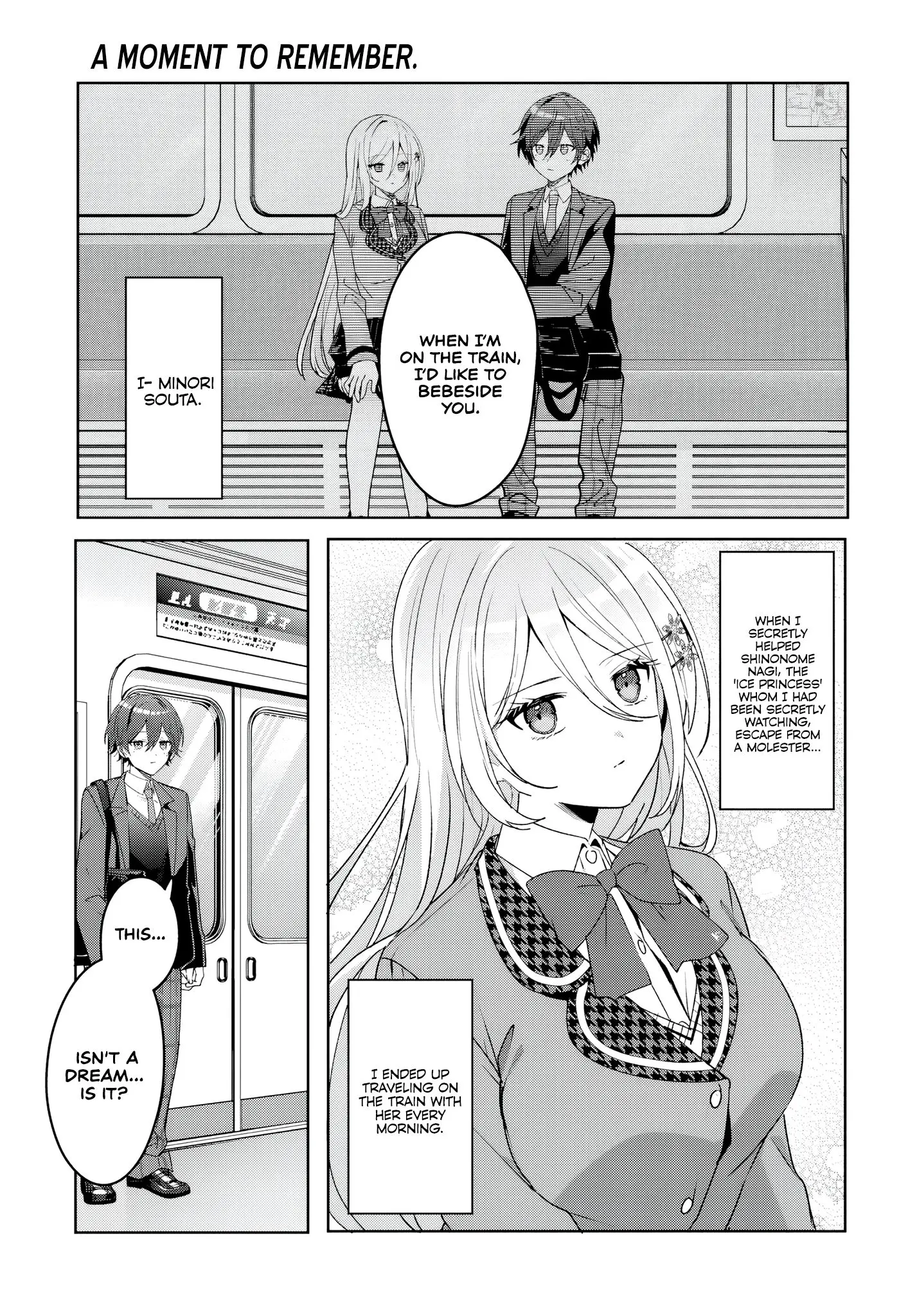After Helping the 'Ice Princess' From Another School, I Decided to Start as a Friend - Chapter 2.1 - Page 1