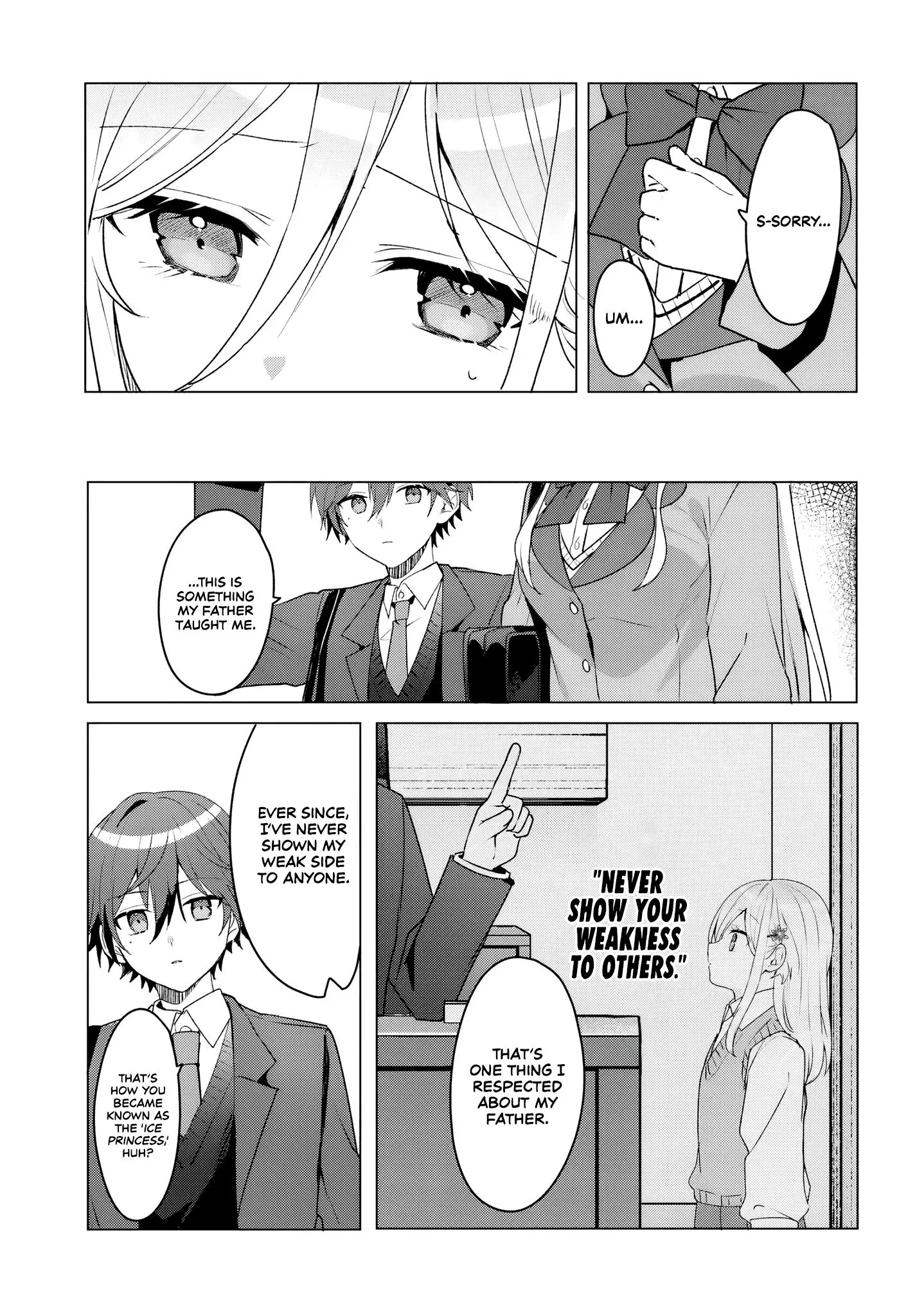 After Helping the 'Ice Princess' From Another School, I Decided to Start as a Friend - Chapter 3.2 - Page 8