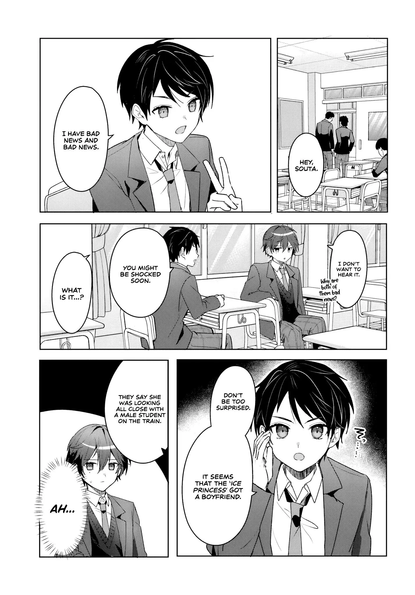 After Helping the 'Ice Princess' From Another School, I Decided to Start as a Friend - Chapter 4.1 - Page 1