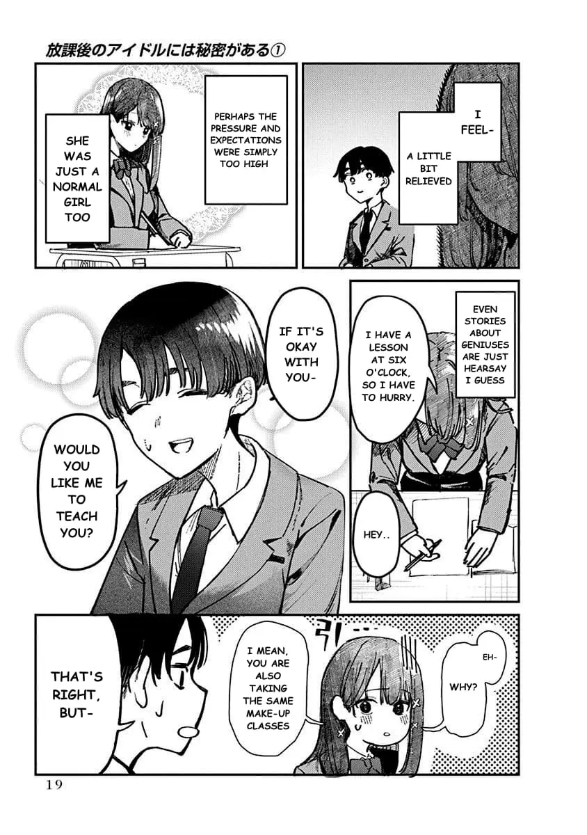 Houkago no Idol ni wa Himitsu ga aru - Chapter 1 - Page 20