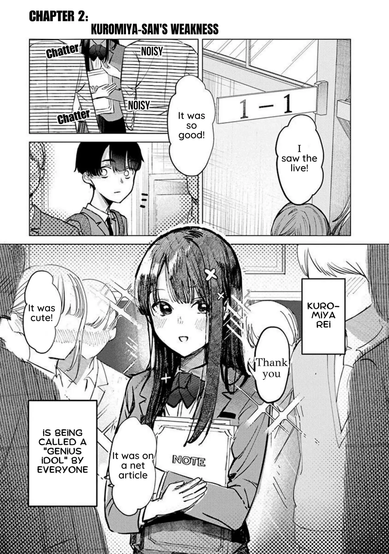 Houkago no Idol ni wa Himitsu ga aru - Chapter 2 - Page 1