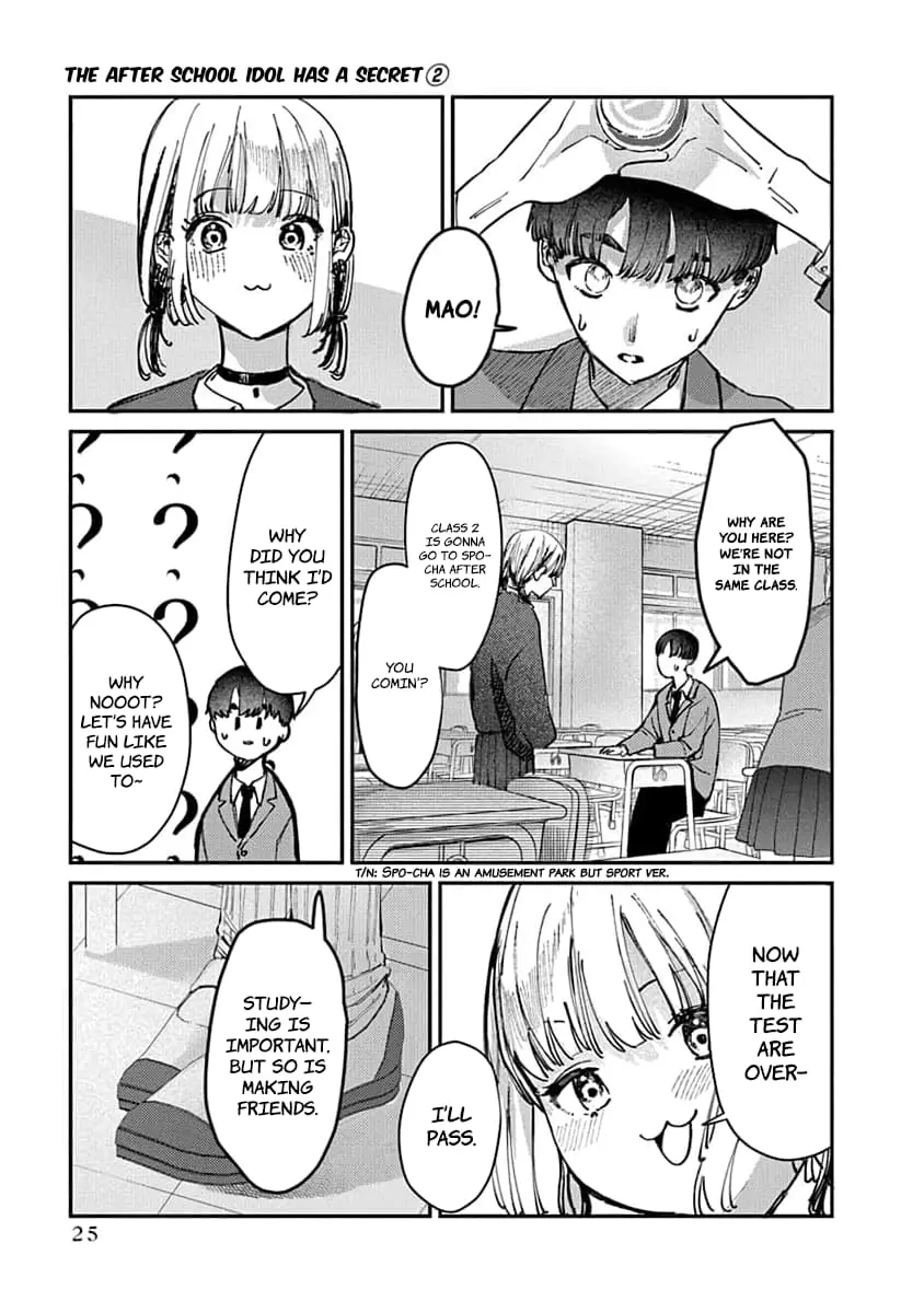Houkago no Idol ni wa Himitsu ga aru - Chapter 9 - Page 3