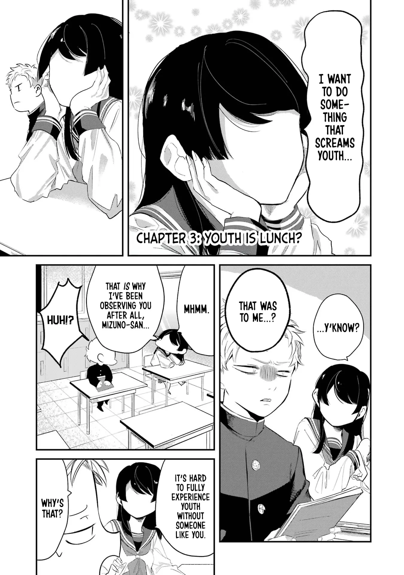 My Seatmate Wakao-san's Face Is Almost Visible but It's Not - Chapter 3 - Page 1