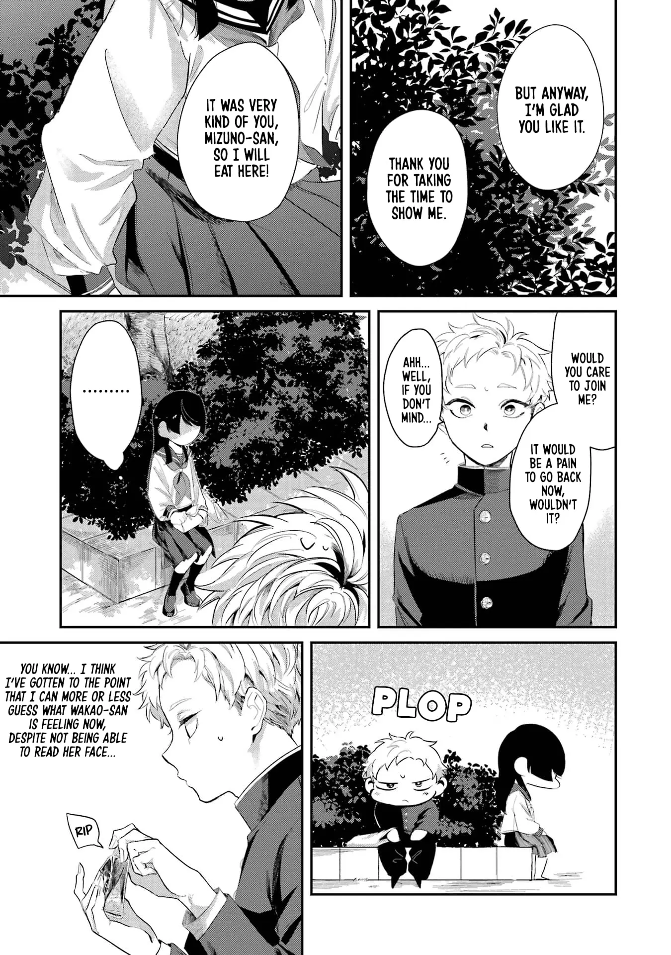 My Seatmate Wakao-san's Face Is Almost Visible but It's Not - Chapter 3 - Page 7