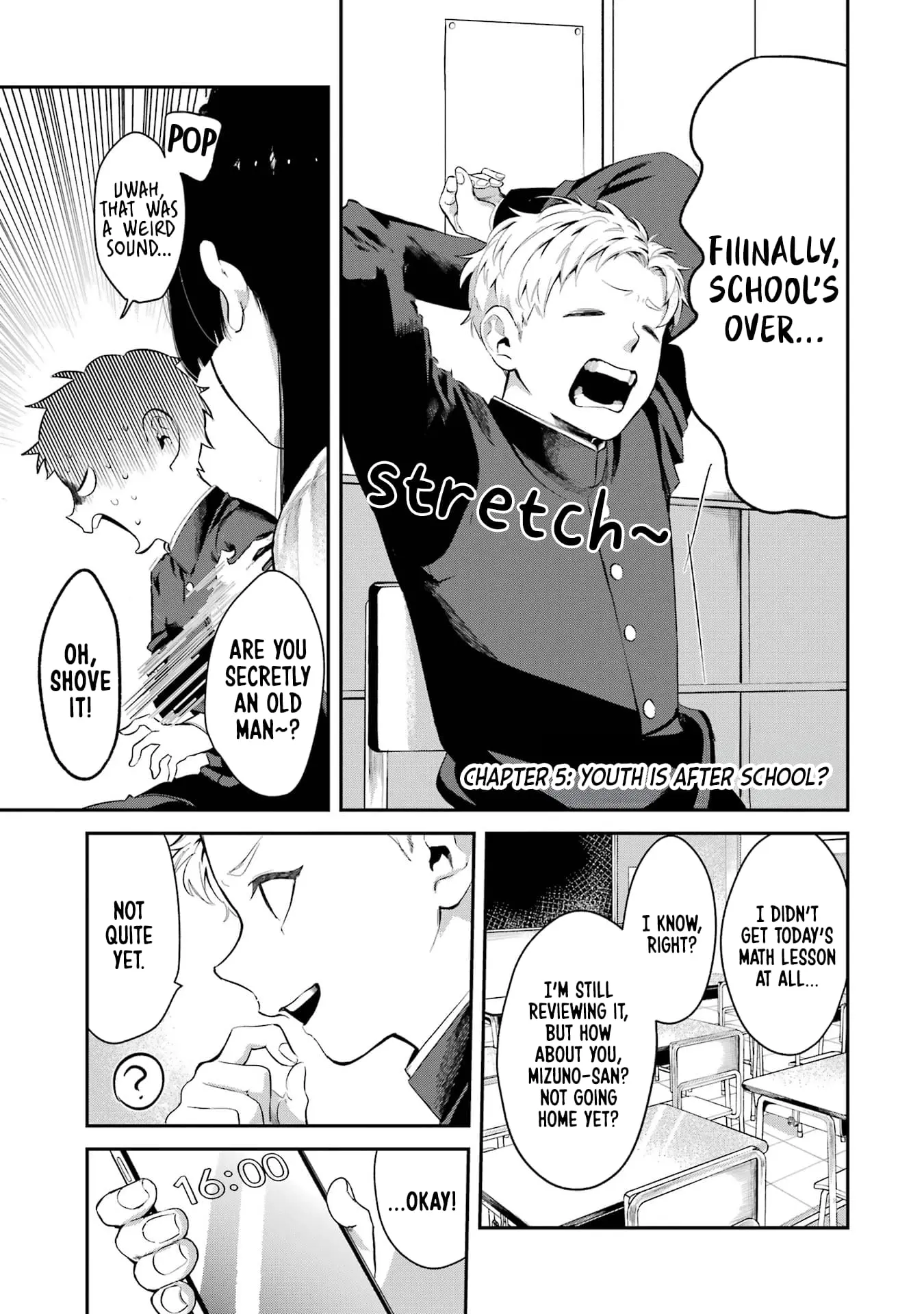 My Seatmate Wakao-san's Face Is Almost Visible but It's Not - Chapter 5 - Page 1