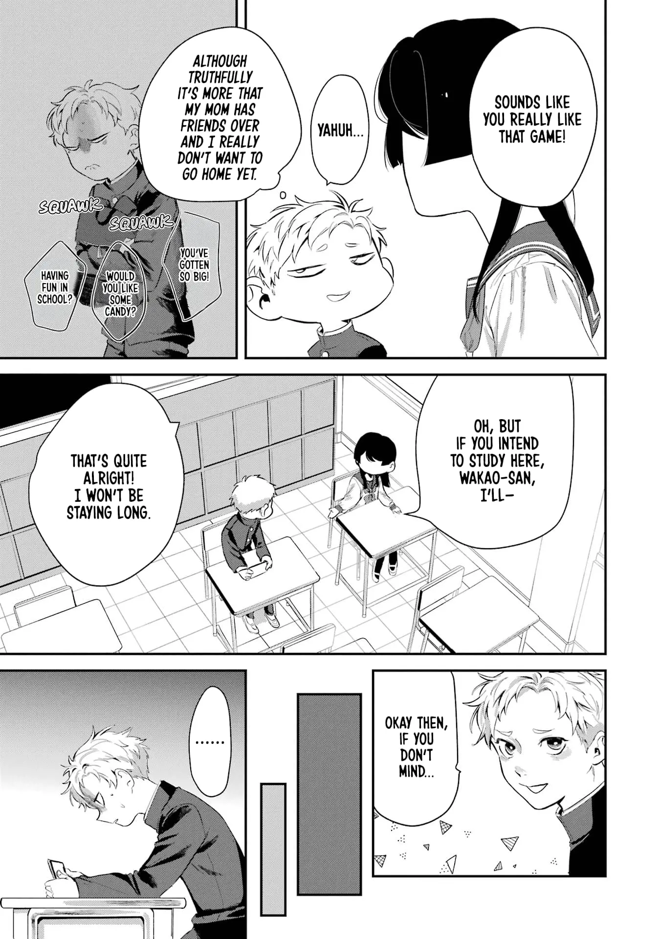 My Seatmate Wakao-san's Face Is Almost Visible but It's Not - Chapter 5 - Page 3