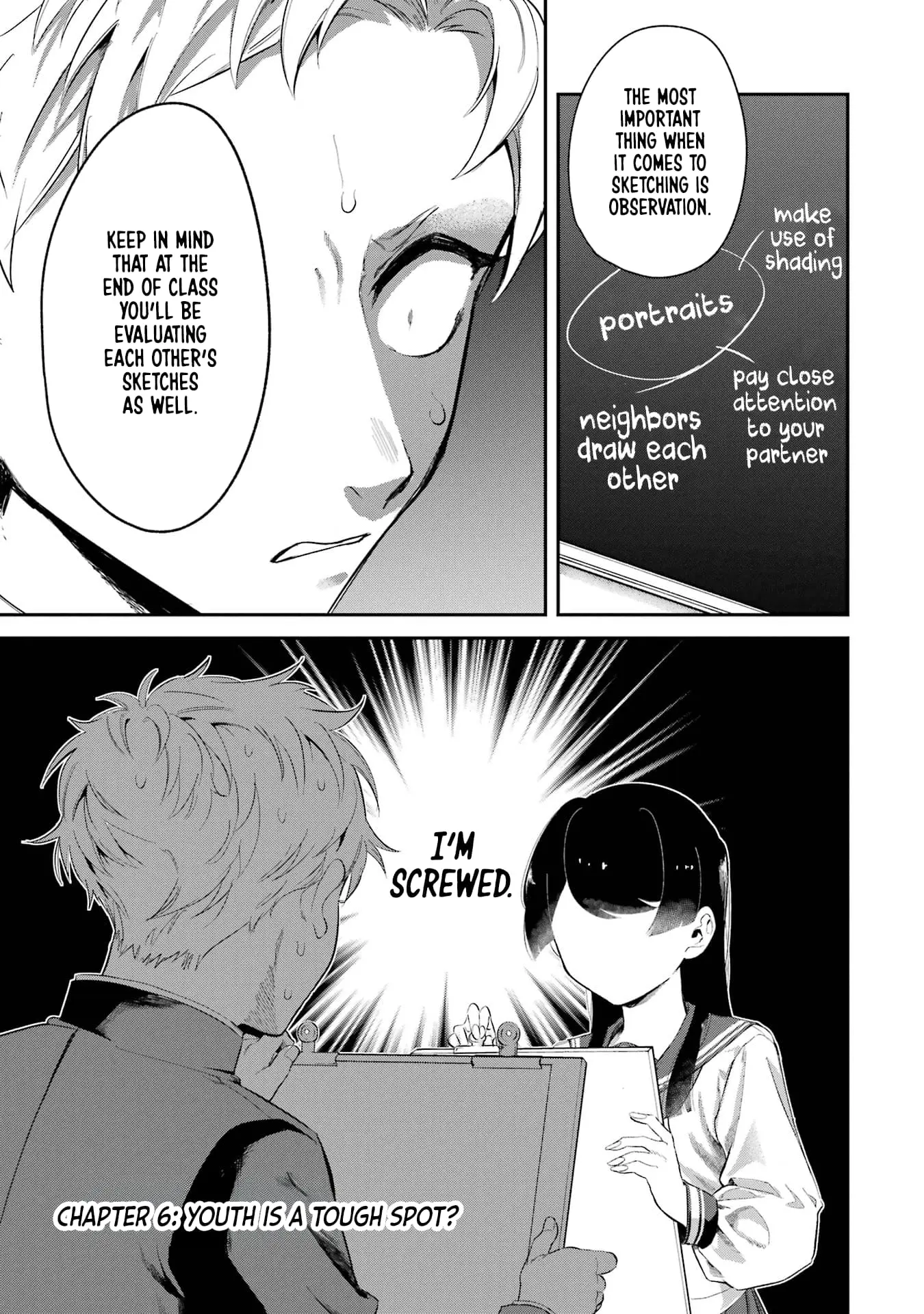My Seatmate Wakao-san's Face Is Almost Visible but It's Not - Chapter 6 - Page 1