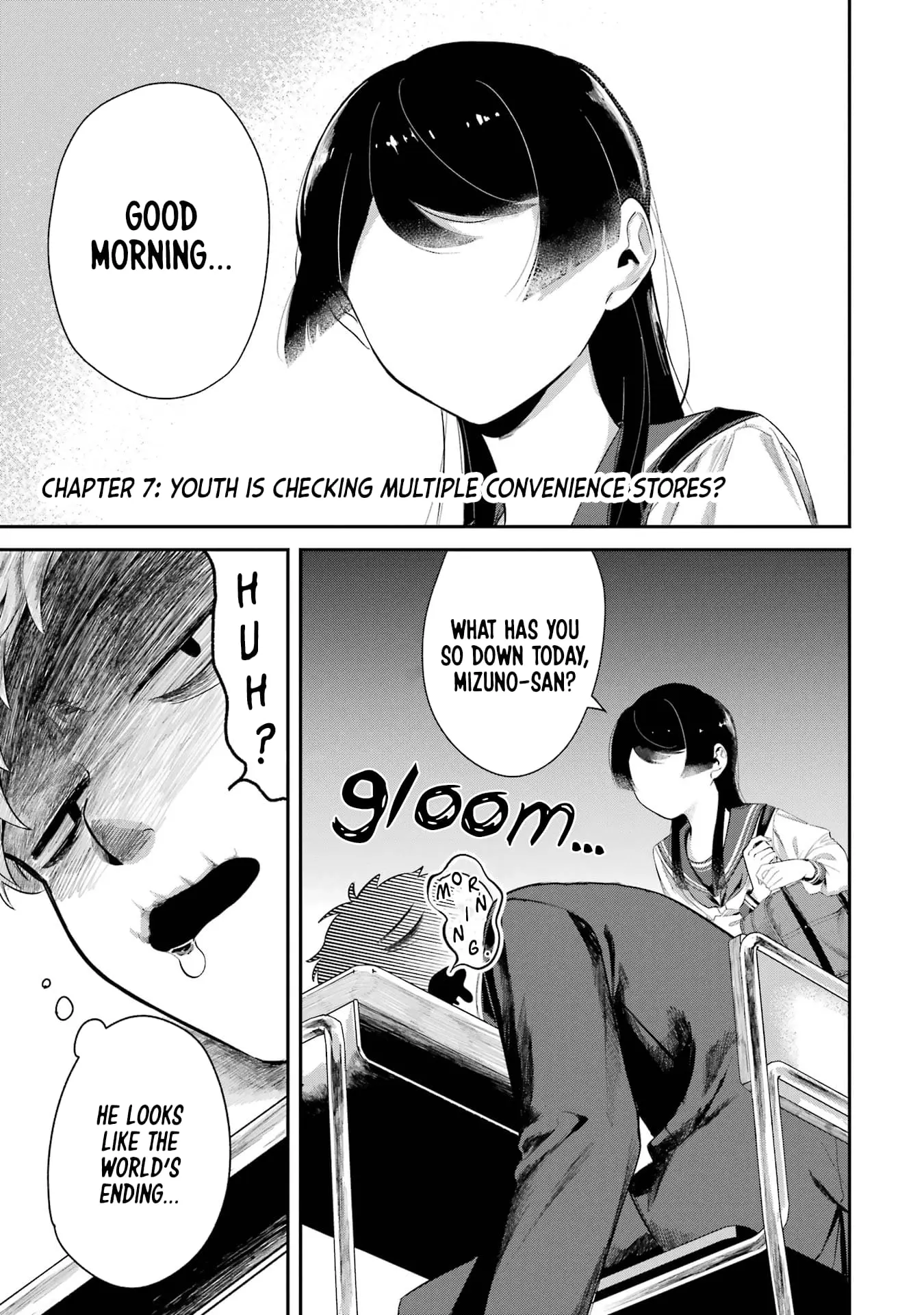My Seatmate Wakao-san's Face Is Almost Visible but It's Not - Chapter 7 - Page 1