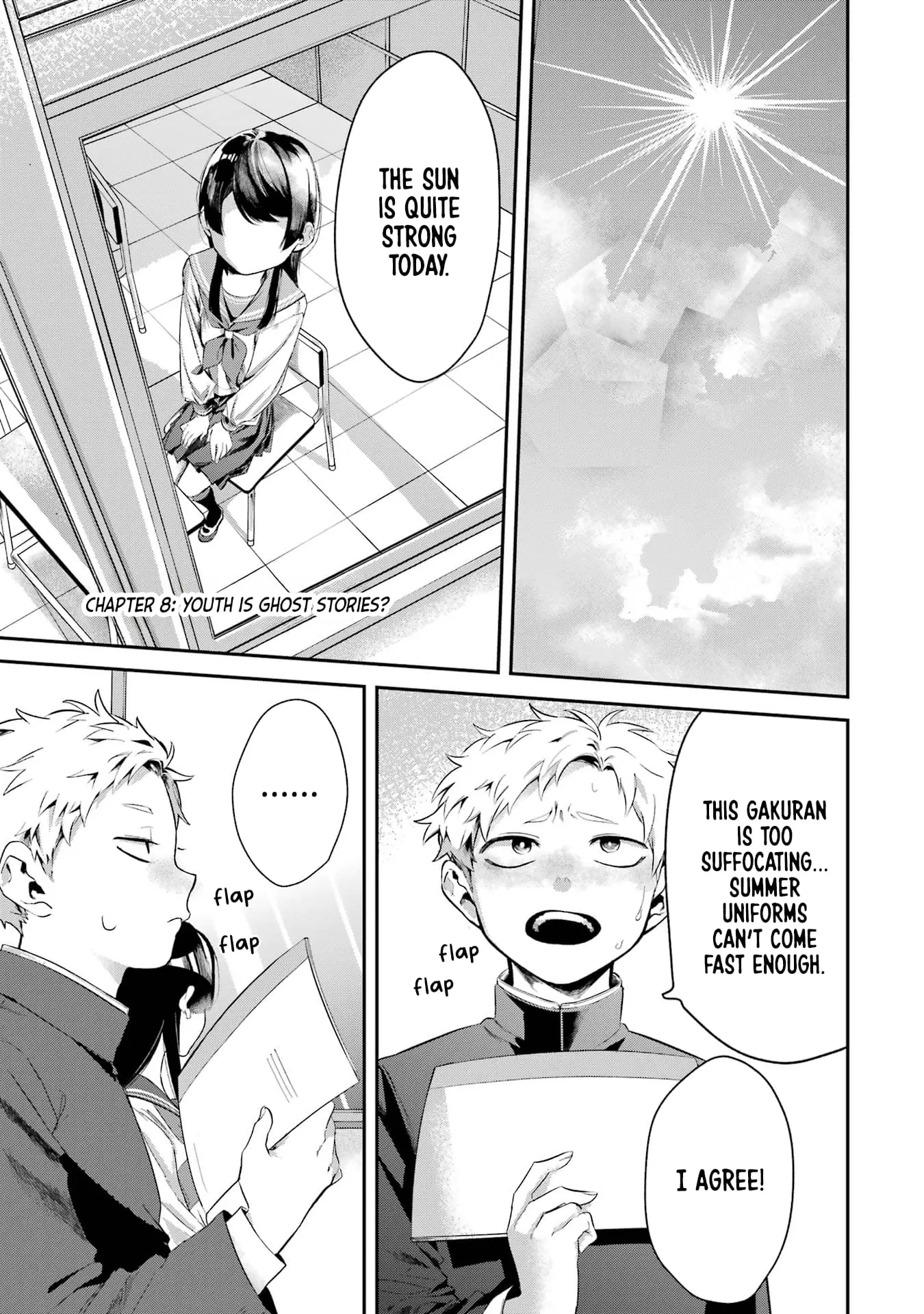 My Seatmate Wakao-san's Face Is Almost Visible but It's Not - Chapter 8 - Page 1