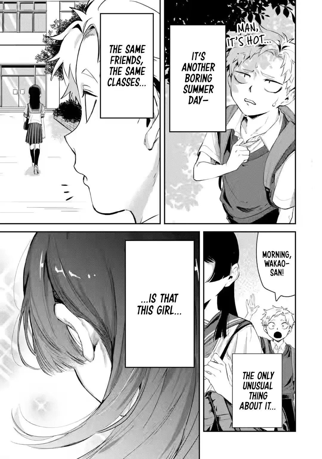 My Seatmate Wakao-san's Face Is Almost Visible but It's Not - Chapter 12 - Page 1