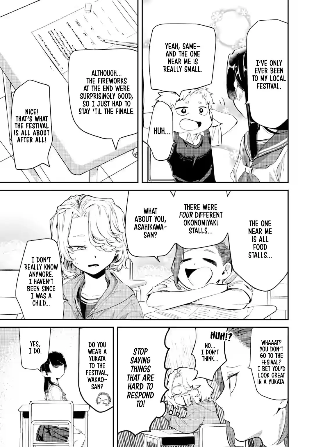 My Seatmate Wakao-san's Face Is Almost Visible but It's Not - Chapter 18 - Page 7