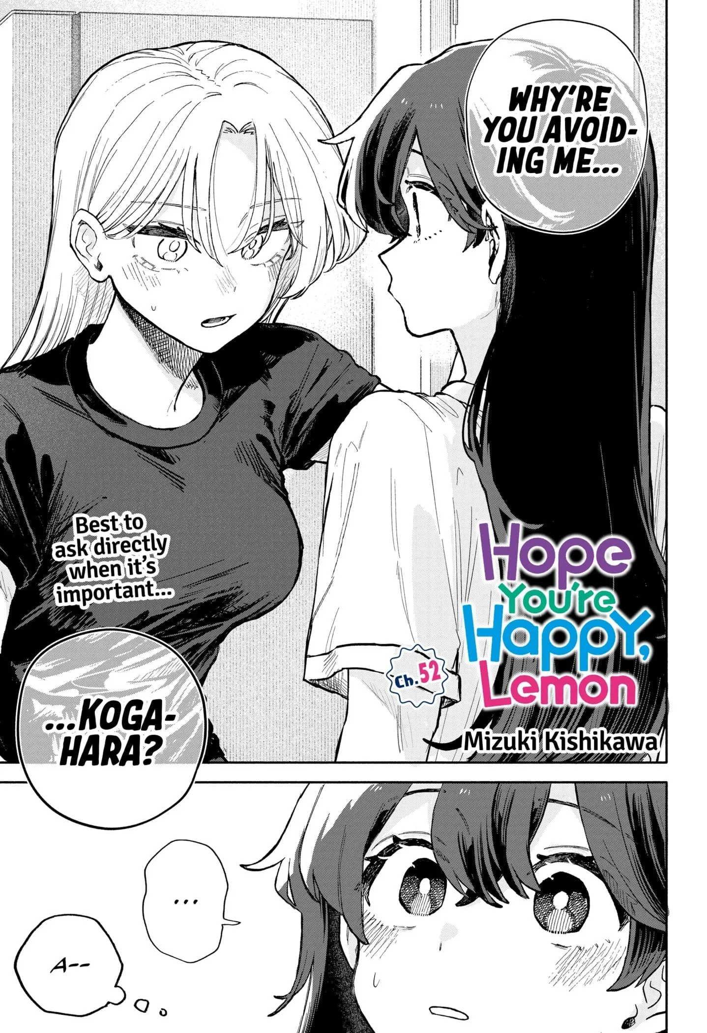 Hope You're Happy, Lemon - Chapter 52 - Page 1