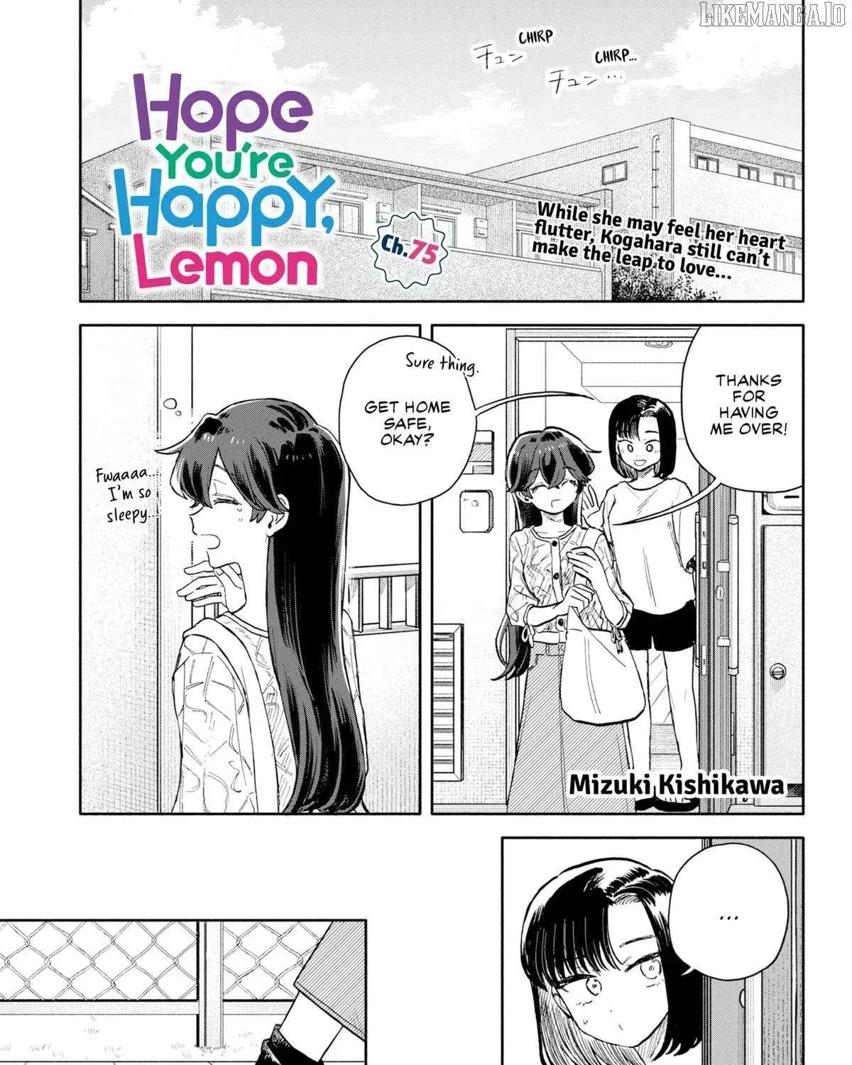 Hope You're Happy, Lemon - Chapter 75 - Page 1