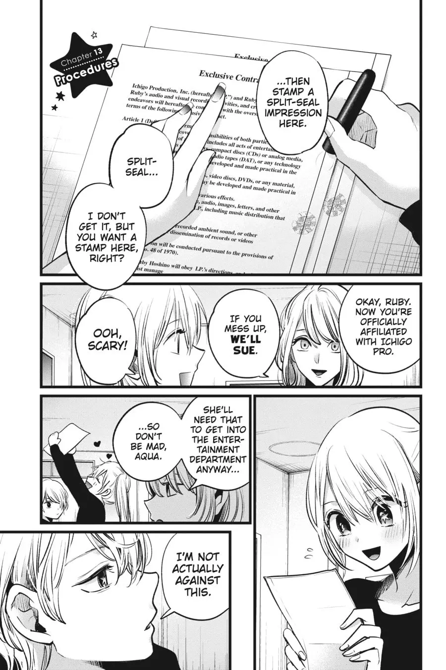 OSHI NO KO - Chapter 13 - Page 1