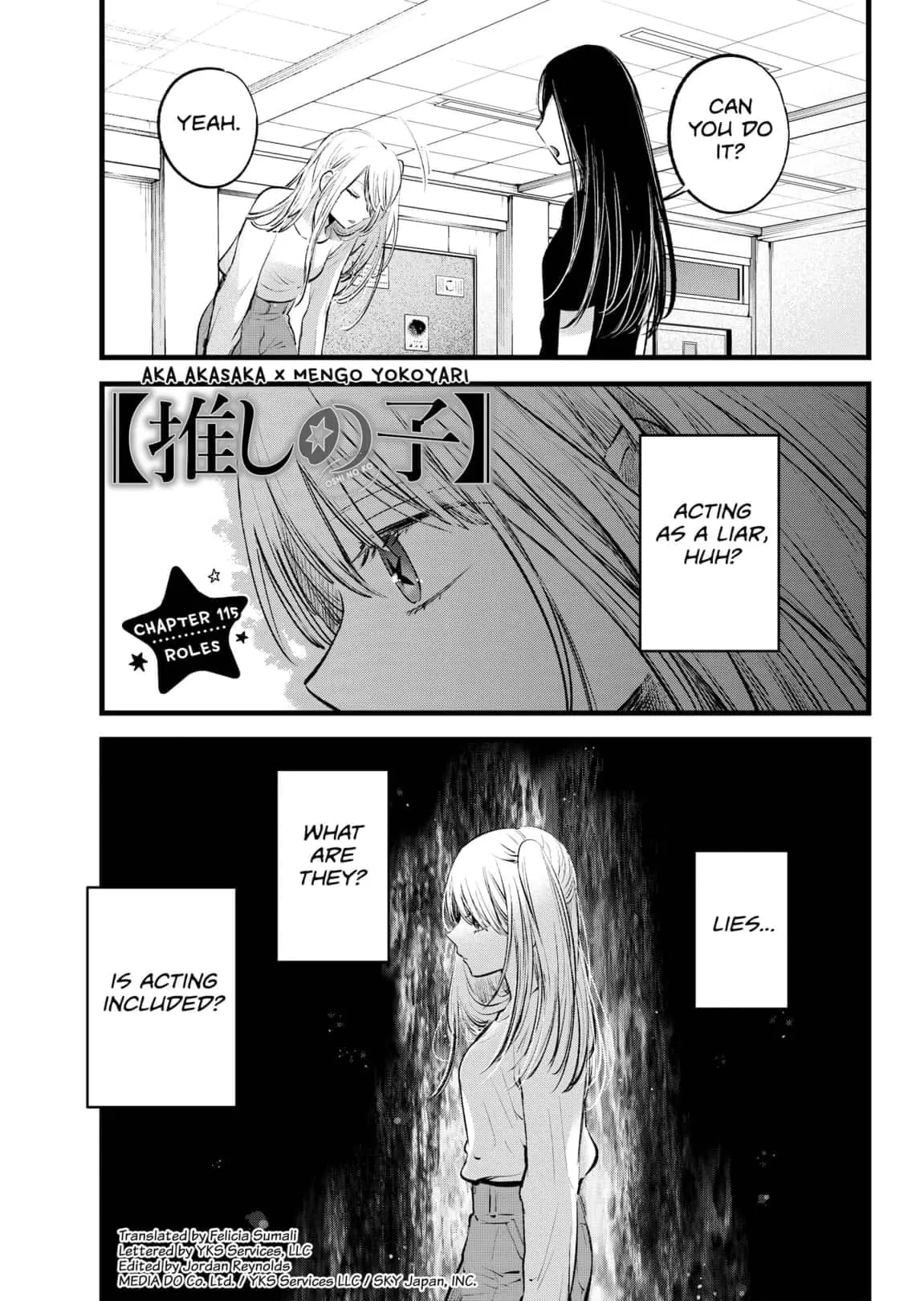 OSHI NO KO - Chapter 115 - Page 1