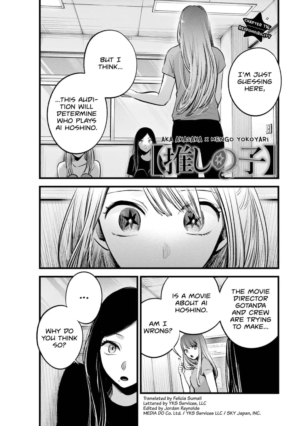 OSHI NO KO - Chapter 116 - Page 1