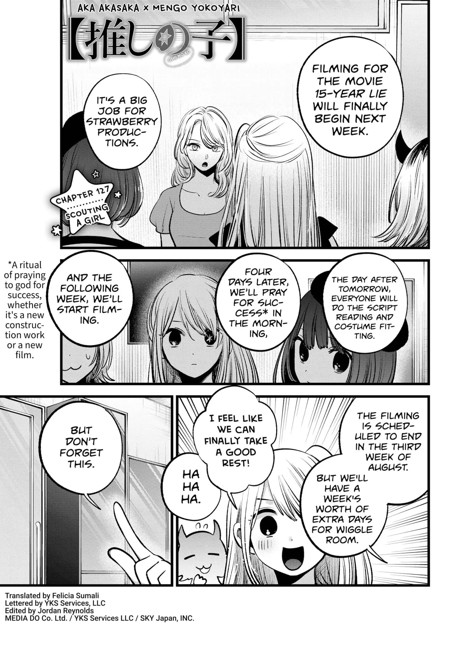 OSHI NO KO - Chapter 127 - Page 1
