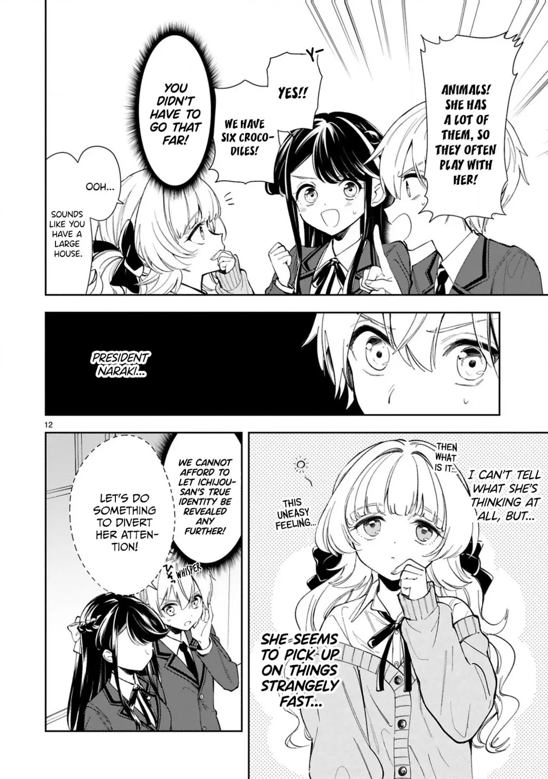 Ichijou-San Wa Kao Ni Deyasui - Chapter 4 - Page 12