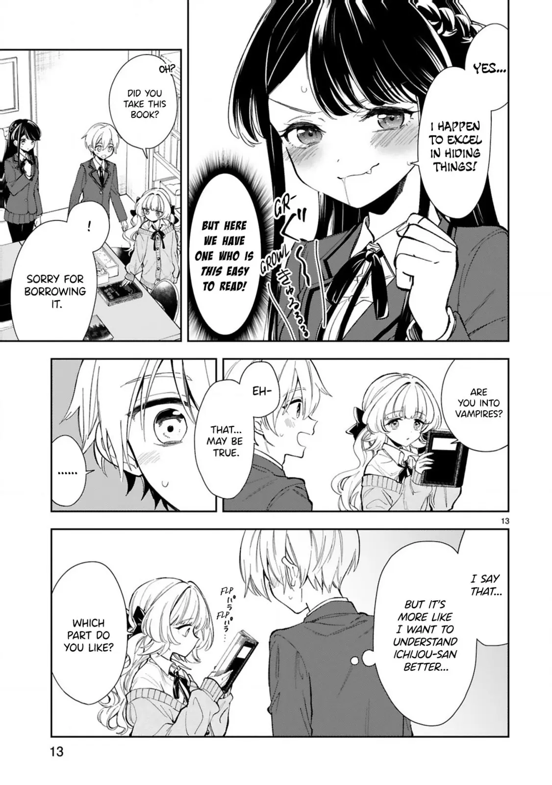 Ichijou-San Wa Kao Ni Deyasui - Chapter 4 - Page 13