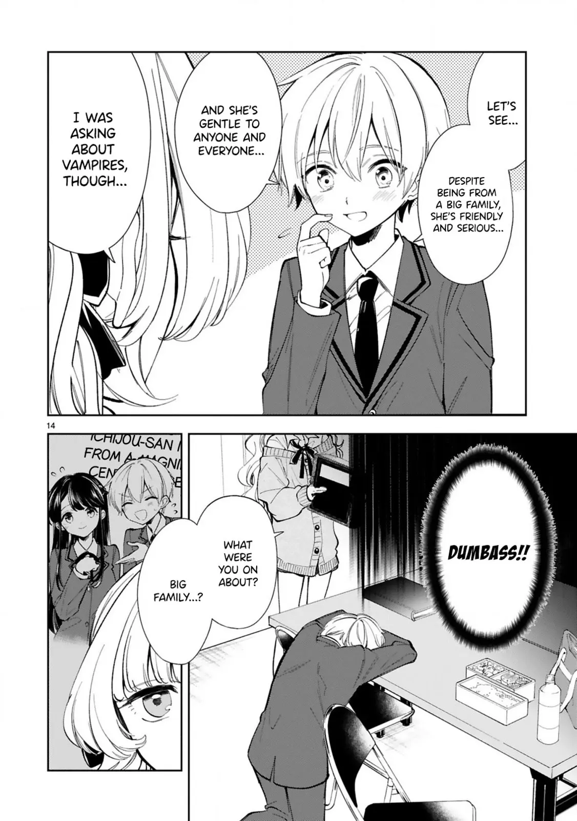 Ichijou-San Wa Kao Ni Deyasui - Chapter 4 - Page 14