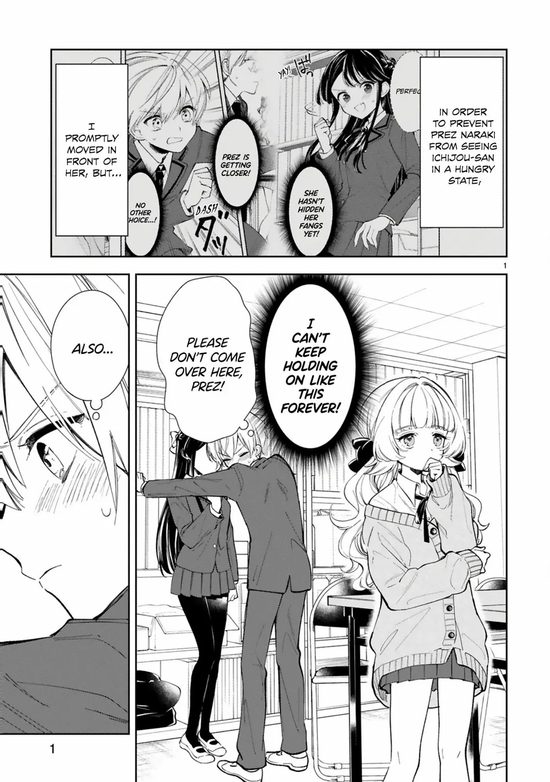 Ichijou-San Wa Kao Ni Deyasui - Chapter 5 - Page 1