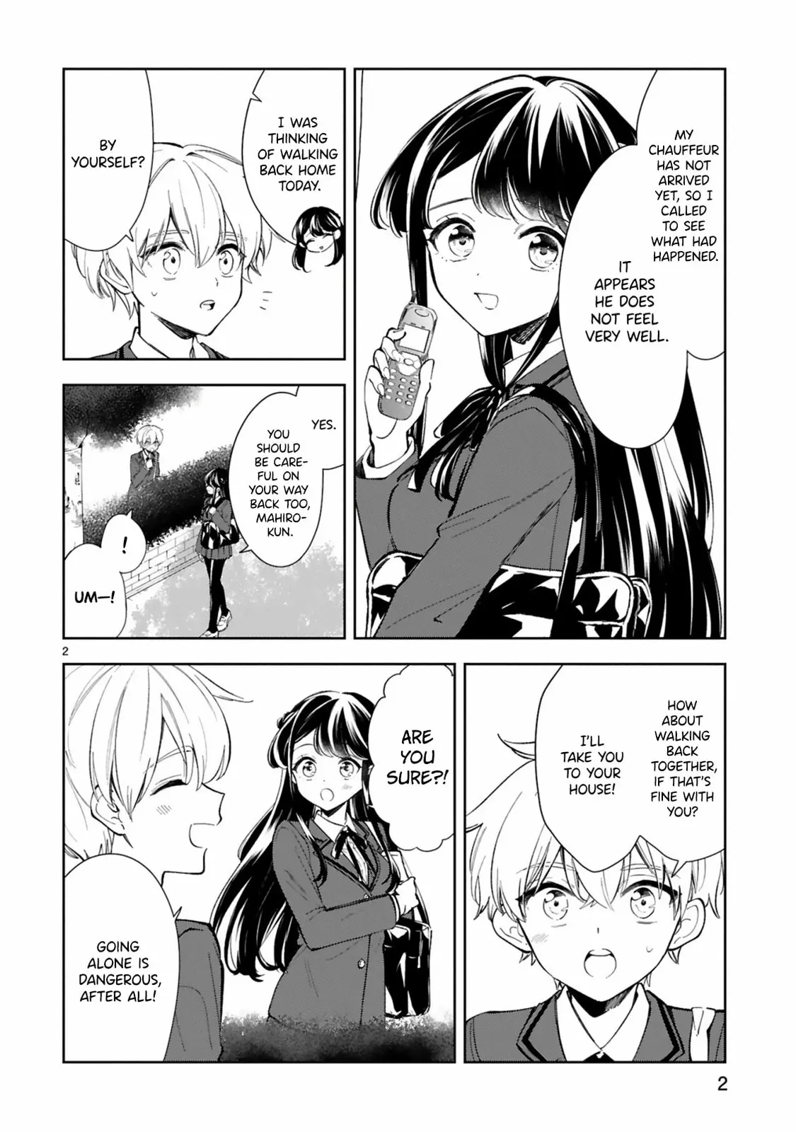 Ichijou-San Wa Kao Ni Deyasui - Chapter 8 - Page 2