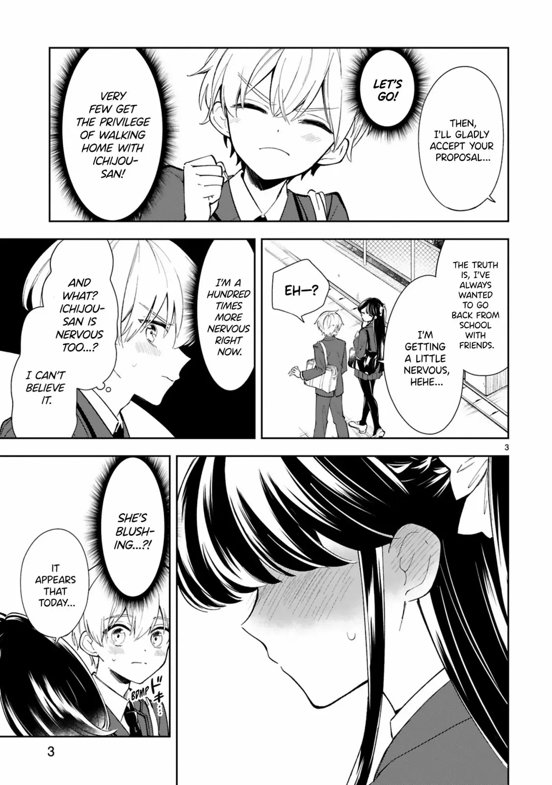 Ichijou-San Wa Kao Ni Deyasui - Chapter 8 - Page 3