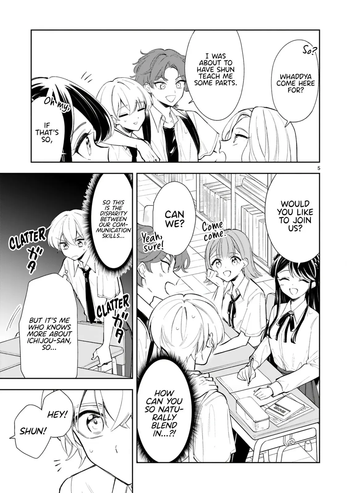 Ichijou-San Wa Kao Ni Deyasui - Chapter 13 - Page 5