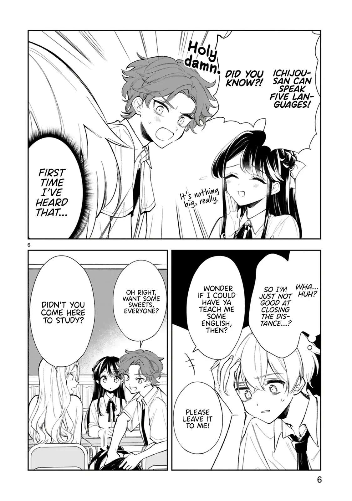 Ichijou-San Wa Kao Ni Deyasui - Chapter 13 - Page 6