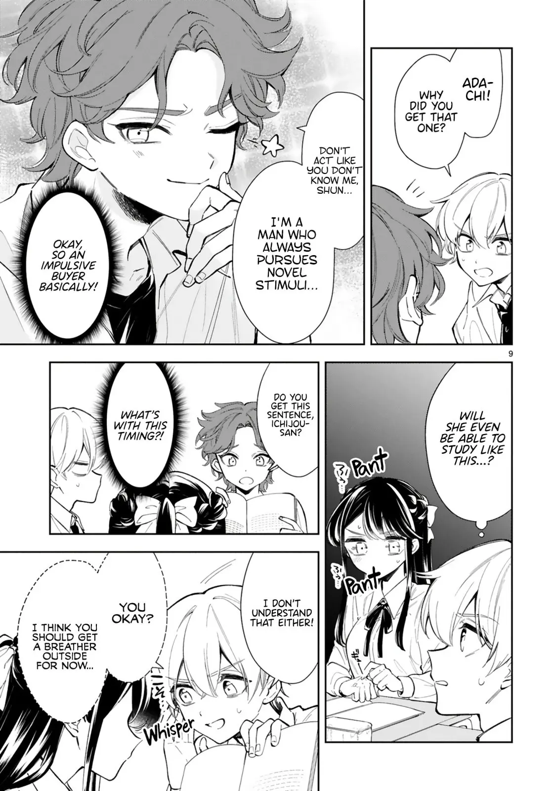 Ichijou-San Wa Kao Ni Deyasui - Chapter 13 - Page 9
