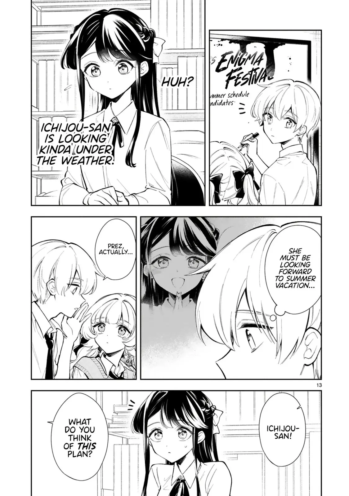 Ichijou-San Wa Kao Ni Deyasui - Chapter 14 - Page 15