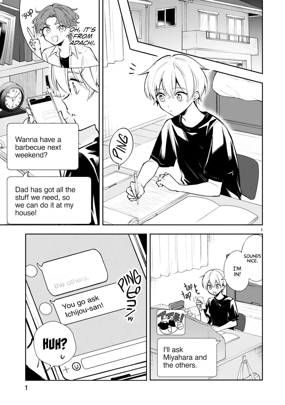 Ichijou-San Wa Kao Ni Deyasui - Chapter 18 - Page 1
