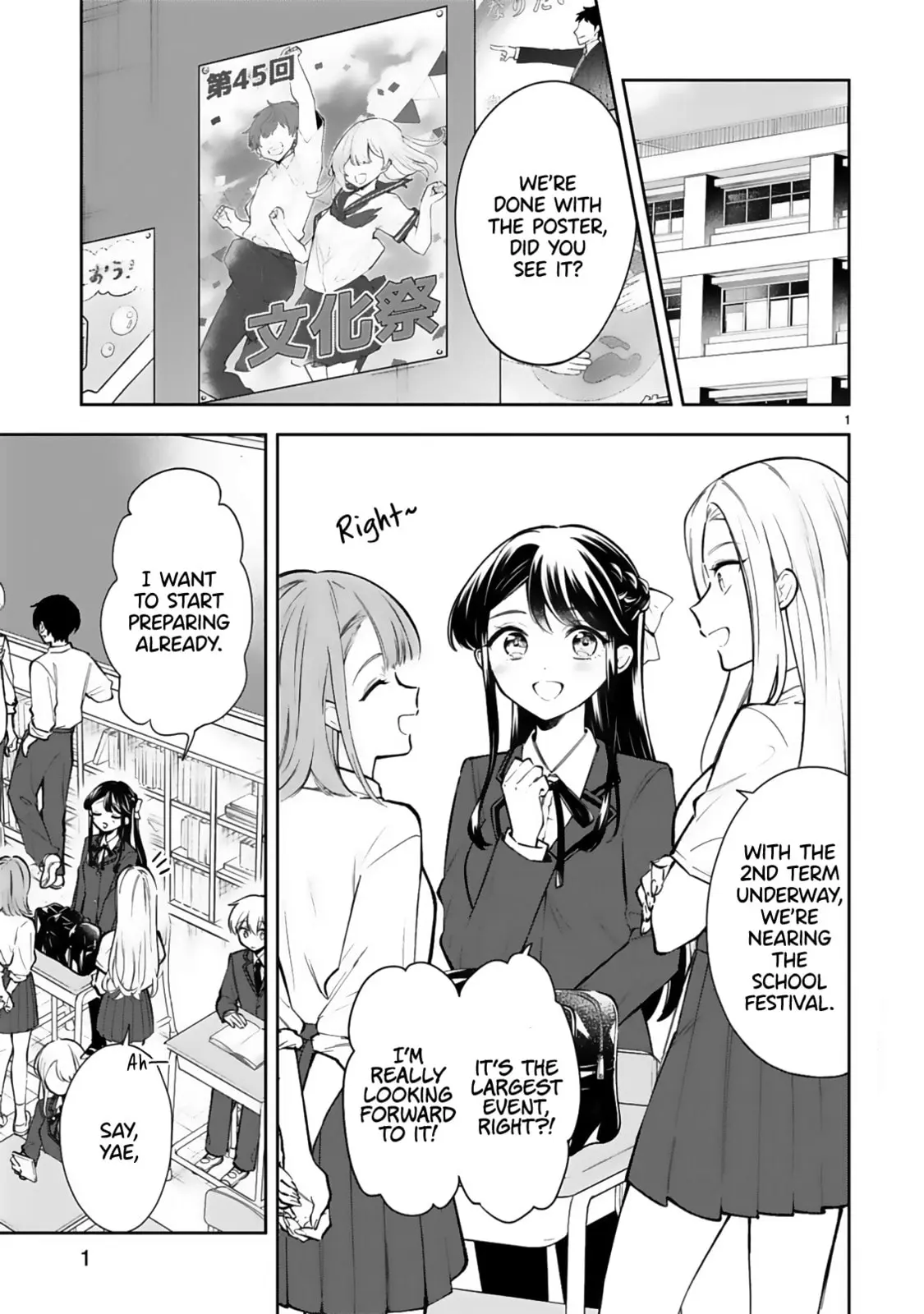 Ichijou-San Wa Kao Ni Deyasui - Chapter 20 - Page 1